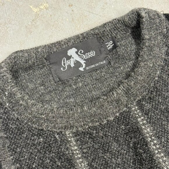 Vintage Gran Sasso Wool Blend Knit Sweater Made in Canada XL - Picture 5 of 7
